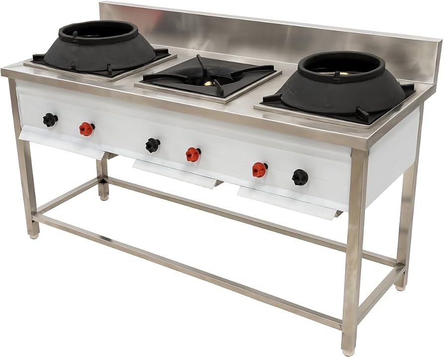 Stainless Steel Chinese Cooking Range