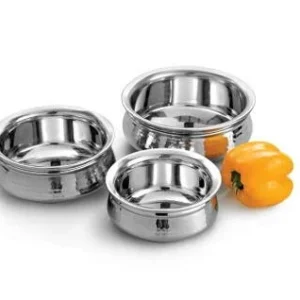 Double Wall Stainless Steel Handi (Insulated Serving Bowl)