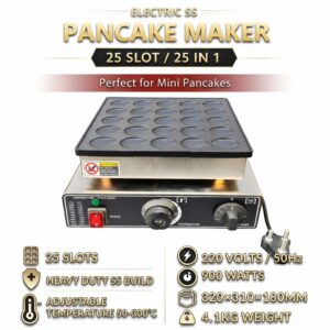 Electric SS Pancake Maker – 25 Slot / 25 in 1