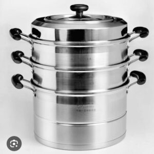 Stainless Steel Momo Steamer (Manual / Gas Type)