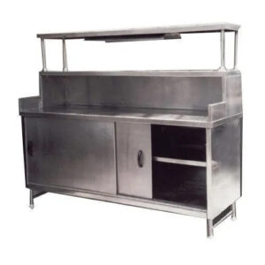 Stainless Steel Pav Bhaji Pickup & Serving Counter