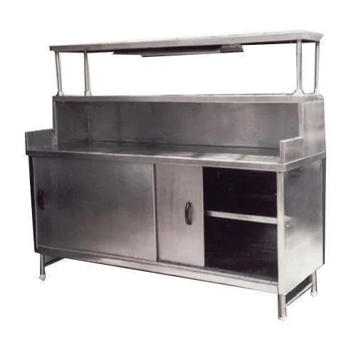 Stainless Steel Pav Bhaji Pickup & Serving Counter