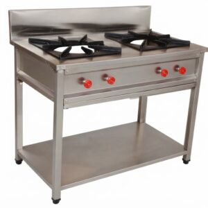Stainless Steel 2 Burner Gas Range