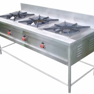 Stainless Steel 3 Burner Gas Range