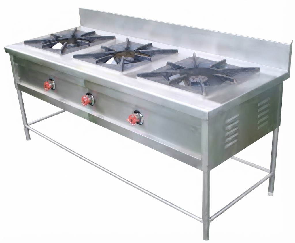 Stainless Steel 3 Burner Gas Range