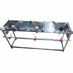 Stainless Steel 3 Burner Gas Range
