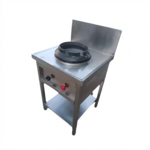 Stainless Steel Chinese Gas Range (Single Burner Commercial Wok Stove)