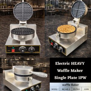 Electric Heavy Waffle Maker – Single Plate 1PW