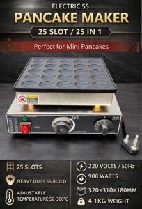 Electric SS Pancake Maker – 25 Slot / 25 in 1