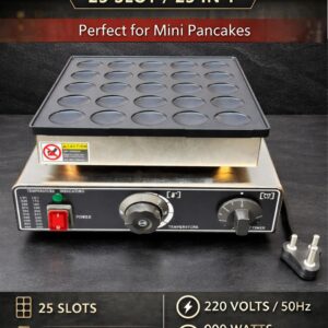 Electric SS Pancake Maker – 25 Slot / 25 in 1