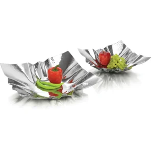 Designer Stainless Steel Display Platter (Decorative Serving Tray)