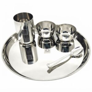 Premium Stainless Steel Baggi Thali Set