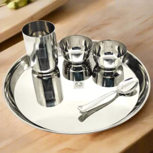 Premium Stainless Steel Baggi Thali Set