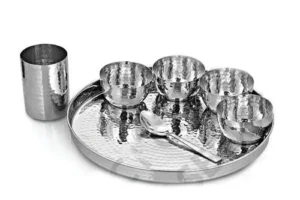 Full Hammer Straight Edge Thali Set