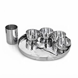 Full Hammer Straight Edge Thali Set