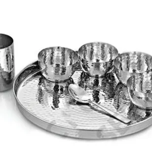 Full Hammer Straight Edge Thali Set