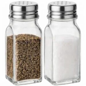 Glass Cruet Set (Salt & Pepper Shaker Set)