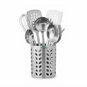 Stainless Steel Cutlery Holder (Kitchen Utensil Organizer)