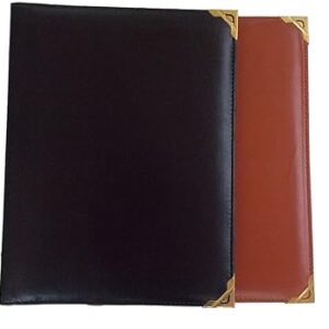 Premium Menu File Folder / Leatherette Menu Cover