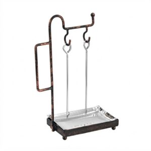 MS Tikka Stand with Skewers & Serving Tray Base