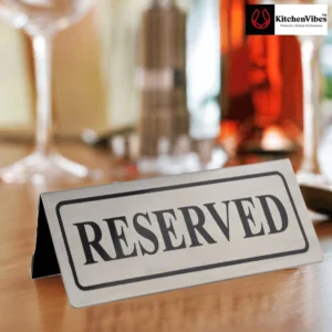 Reserved Table Board