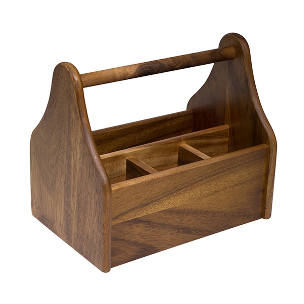 Rustic & Restaurant Style Wooden Caddies