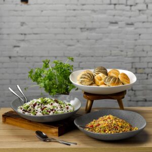 Organic Melamine Buffet Bowl Set