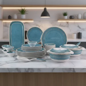 Ancient Series Blue Tableware Set