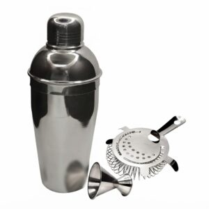 Stainless Steel Cobbler Cocktail Shaker Set