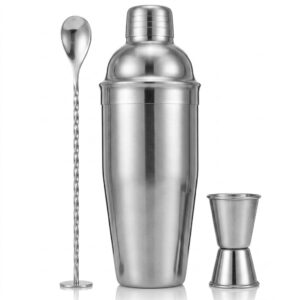 Professional Stainless Steel Cobbler Cocktail Shaker Set