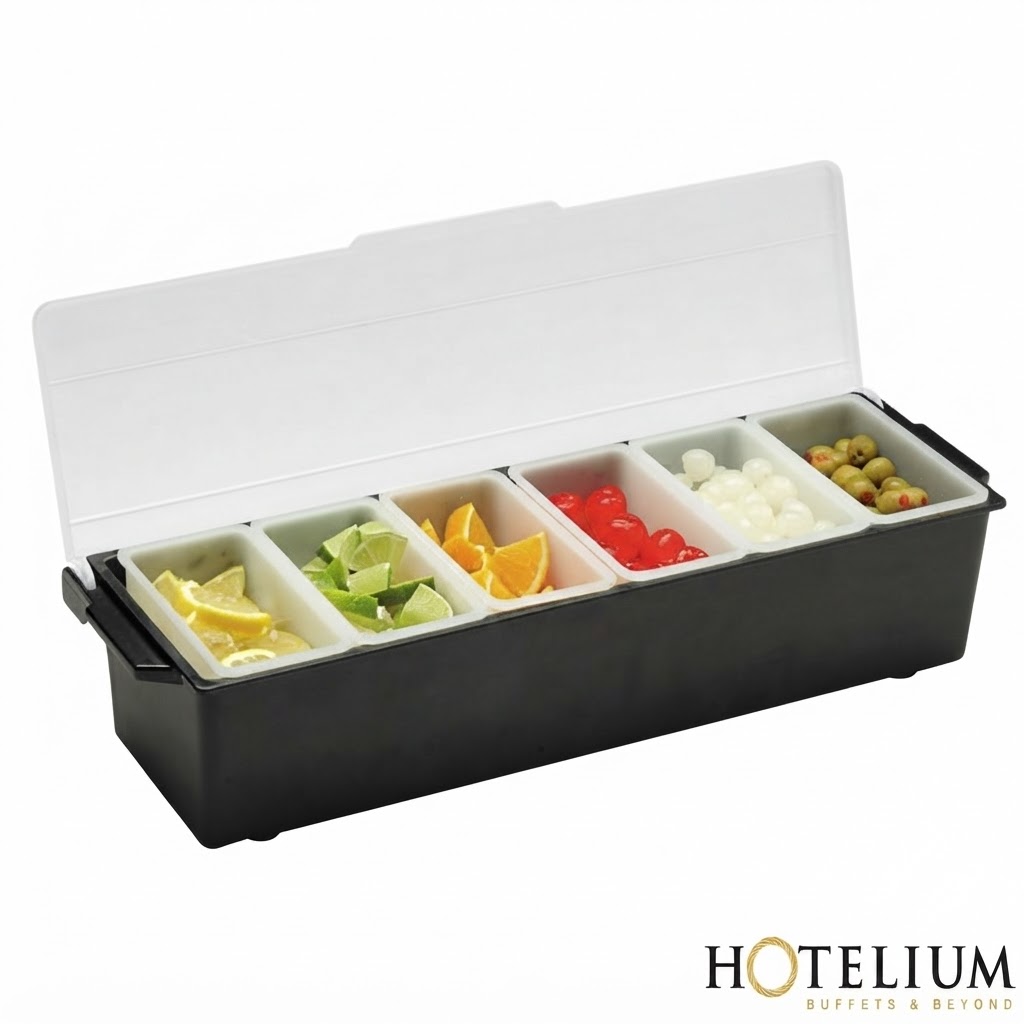 Commercial Bar Condiment Dispenser Station