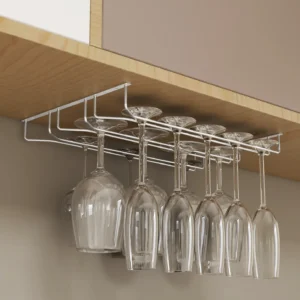 Under-Cabinet Stemware Glass Rack