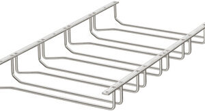 Under-Cabinet Stemware Glass Rail Hanger