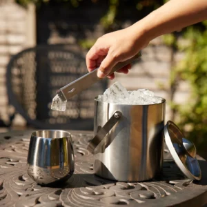 Stainless Steel Insulated Ice Bucket Set
