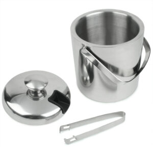 Stainless Steel Insulated Ice Bucket Set