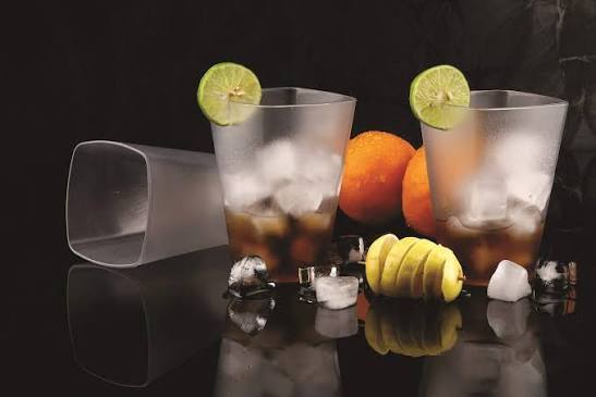 Frosted Square Tumbler Set