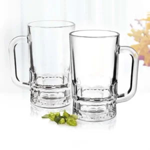 Clear Polycarbonate Beer Mugs Set