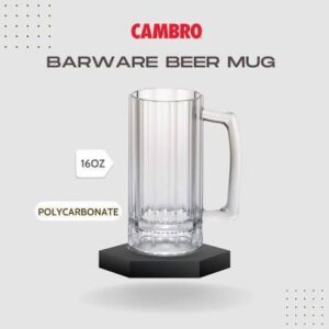 Cambro Polycarbonate Barware Beer Mug (16 oz)