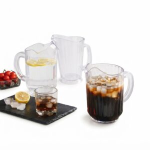 Clear Plastic Paneled Beverage Pitcher Display